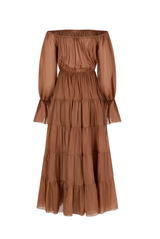 More Noir Beatrice Dress Cinnamon