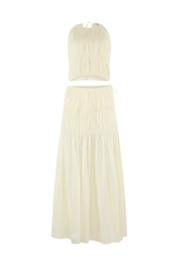 More Noir Dani Skirt Alabaster Cream 
