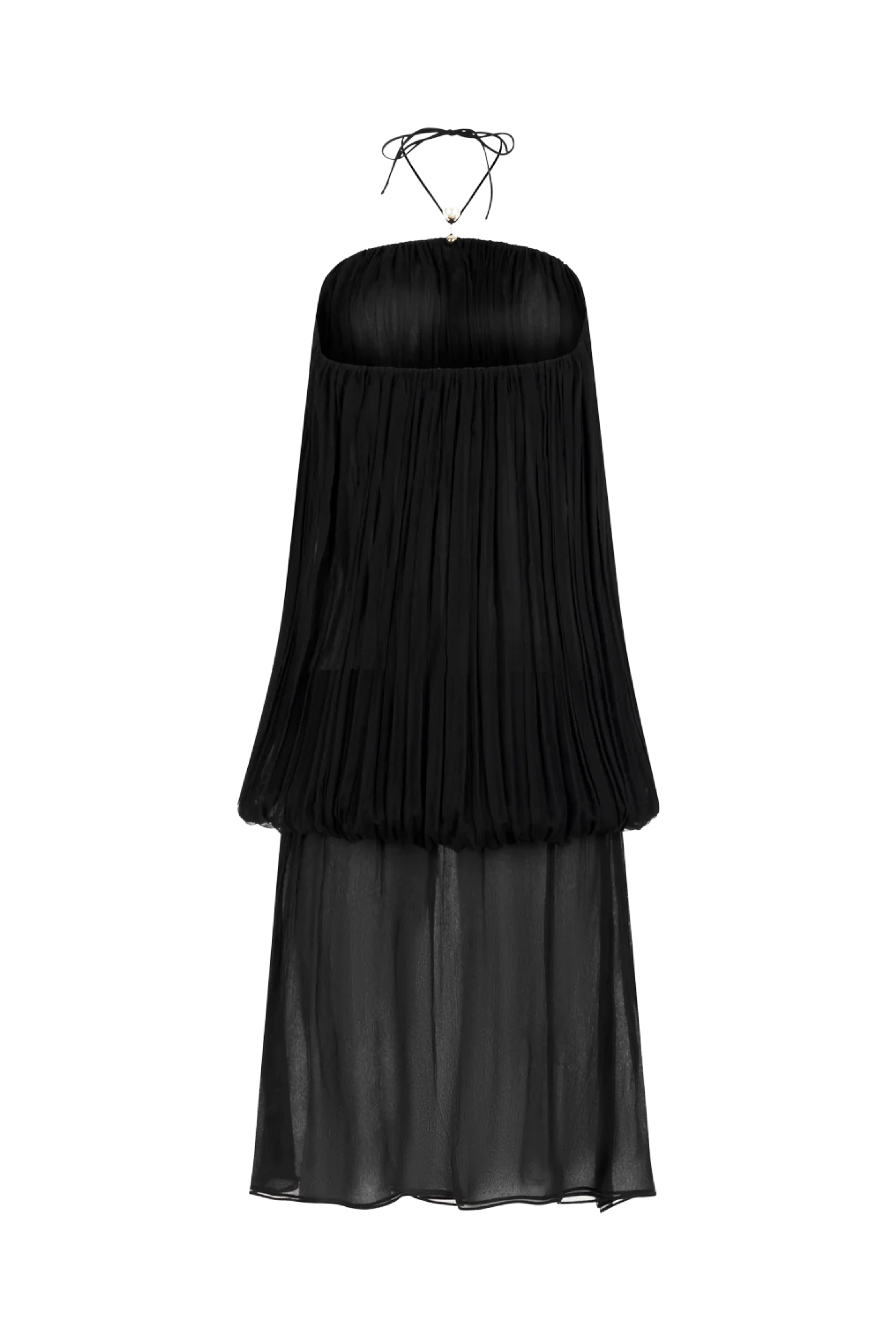 More Noir Rhea Dress Black
