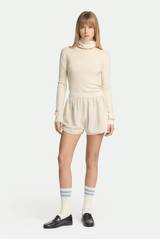 Piqué Shorts In Virgin Wool And Silk by Malo