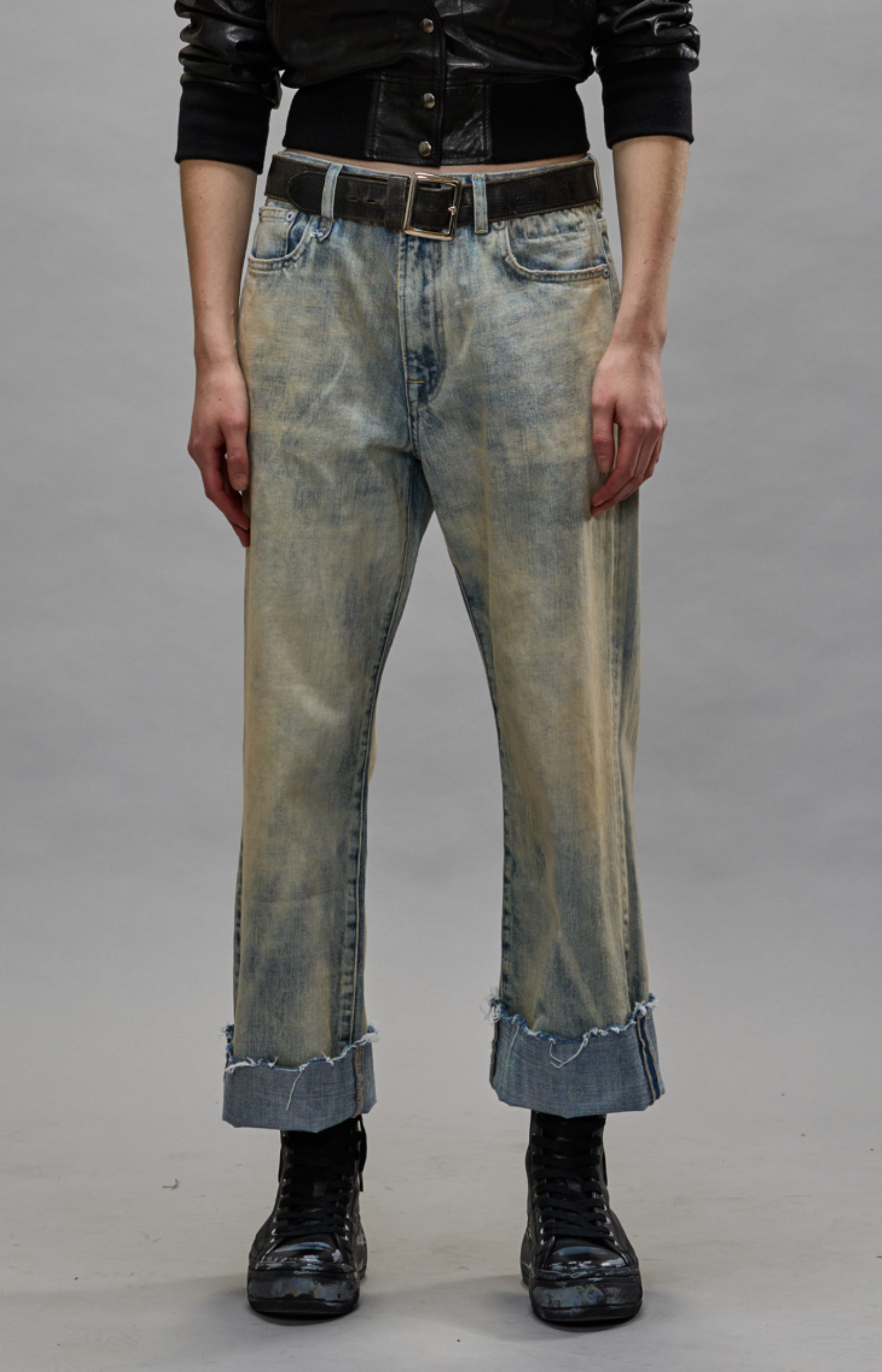 R13 Cuffed XBoyfriend Jean