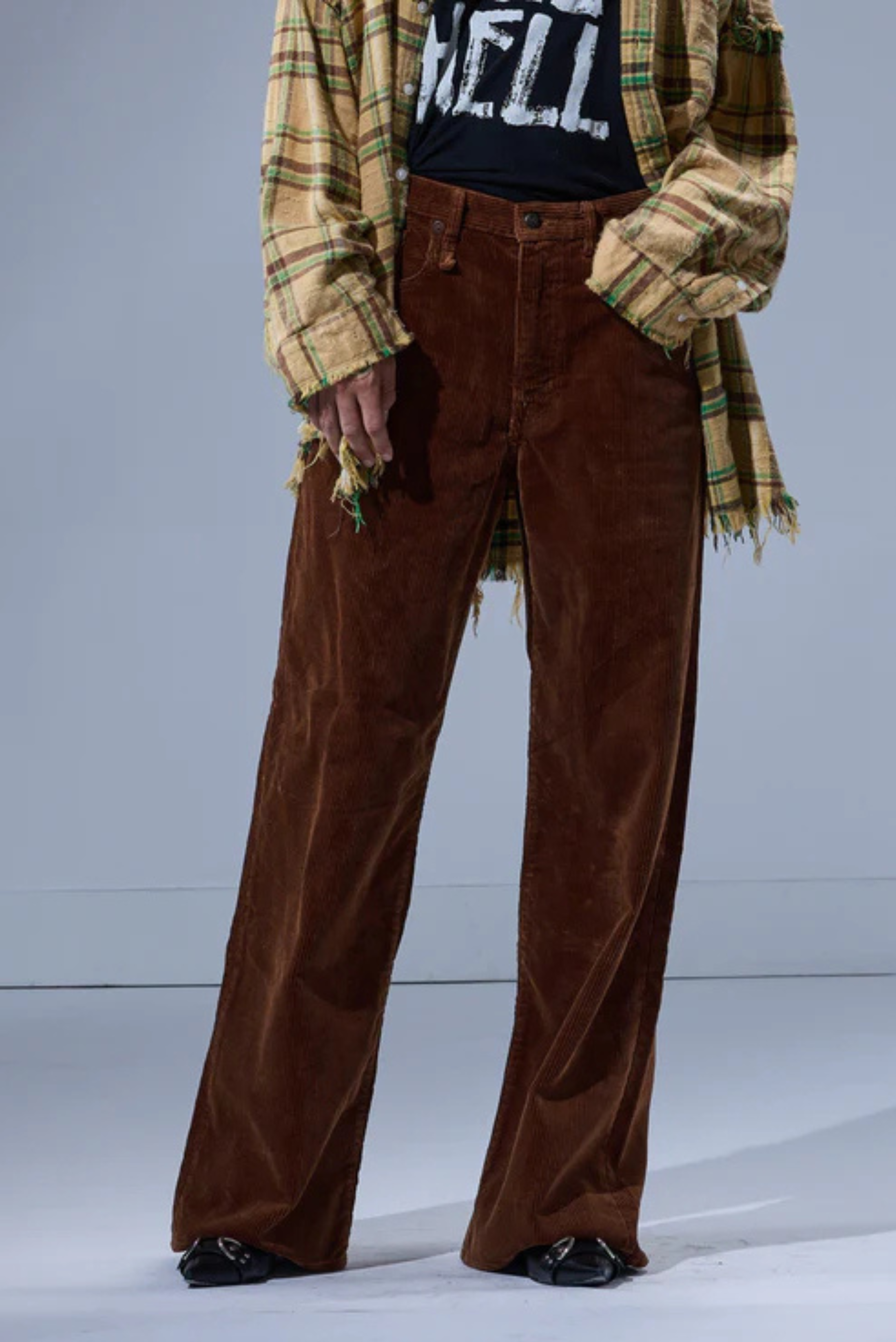 R13 D'Arcy Loose Jean Bronze Brown