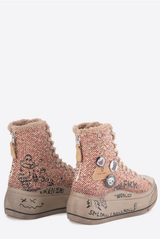 R13 Distressed 10-Hole Kurt Sneaker