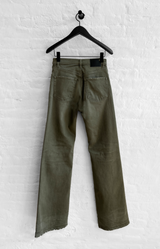 R13 Jane Jean Olive Green