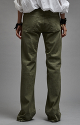 R13 Jane Jean Olive Green