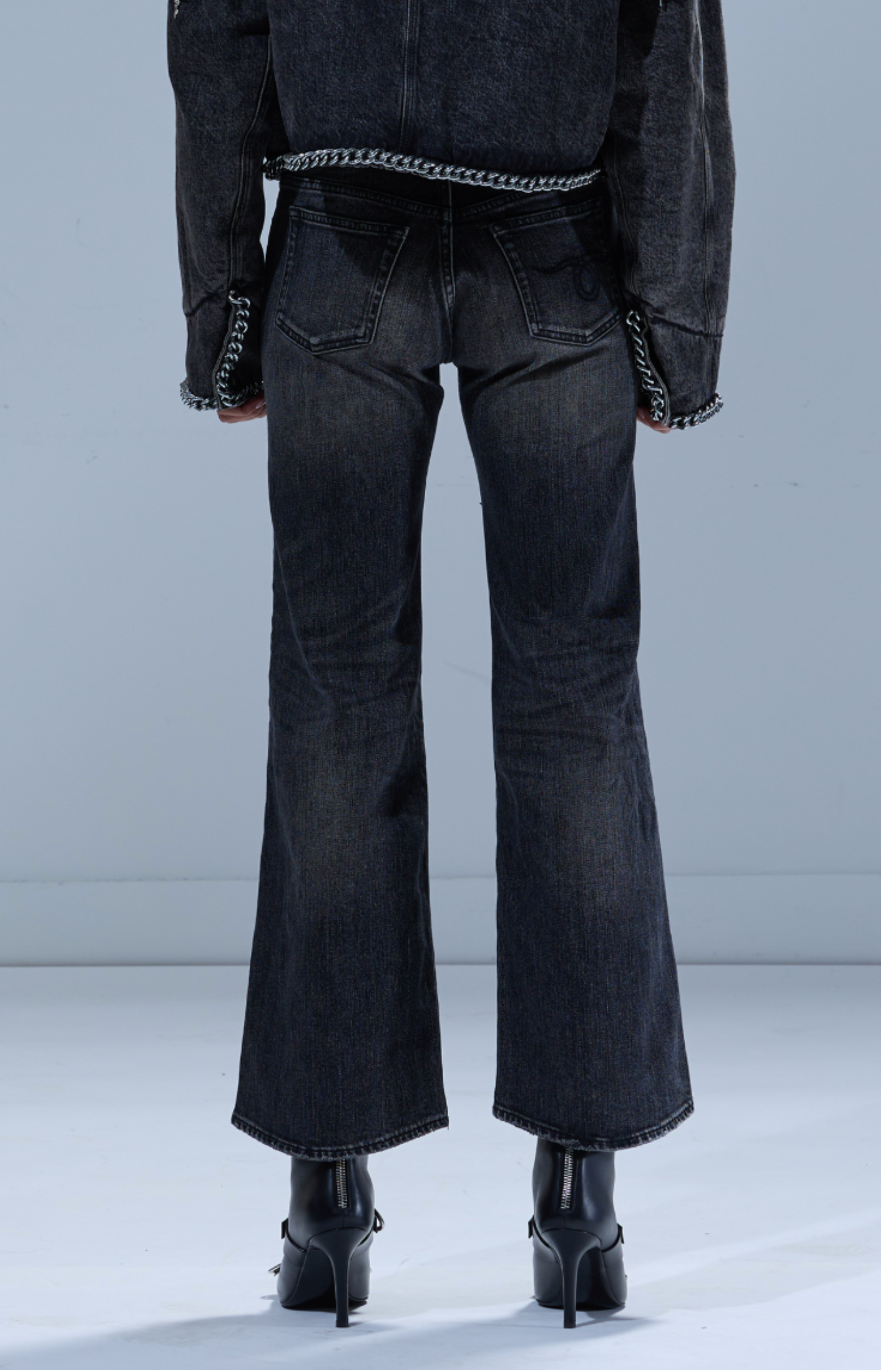 R13 Joan Kick Flare Jean