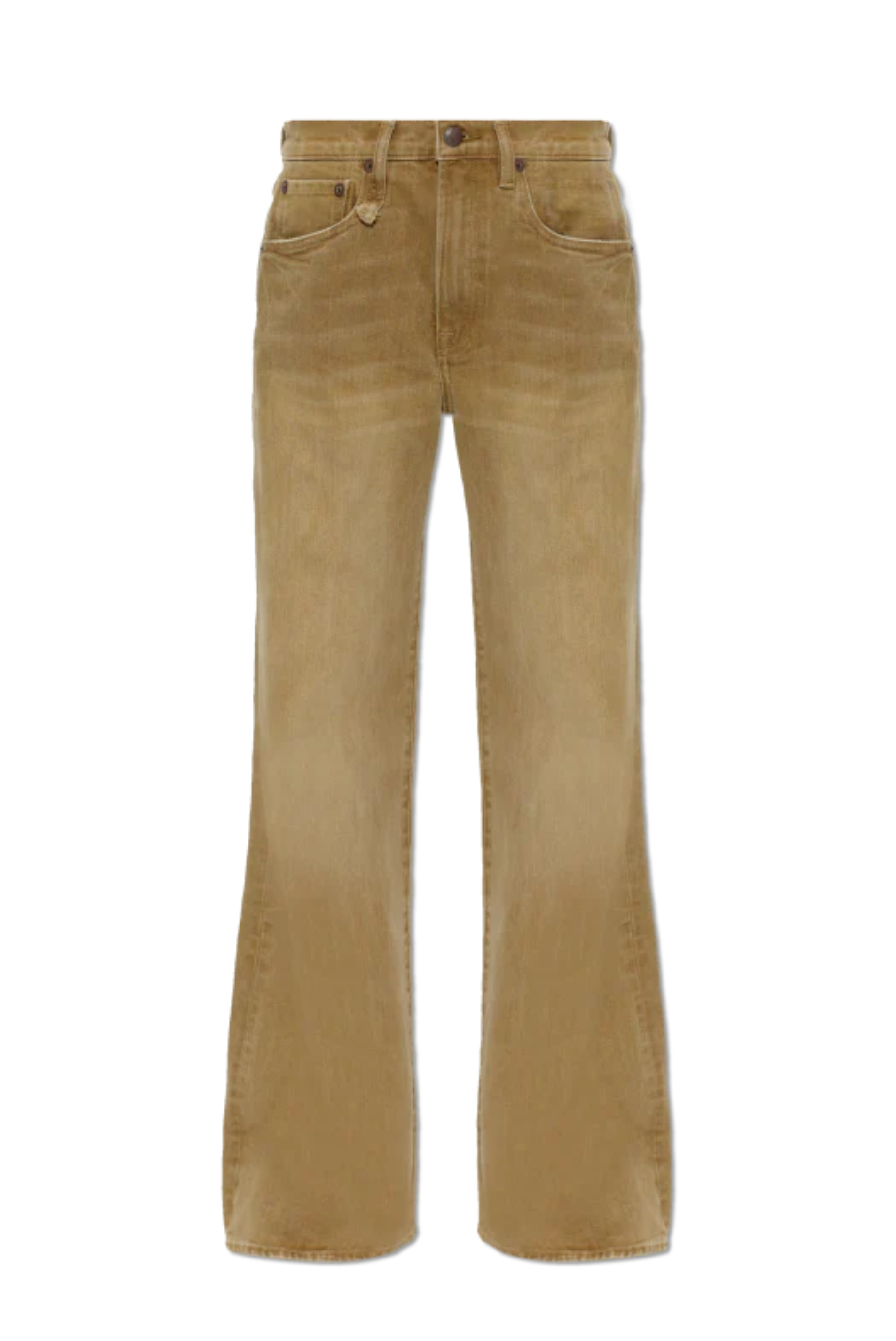 R13 Charlotte Jean Olive Green Fade Stretch