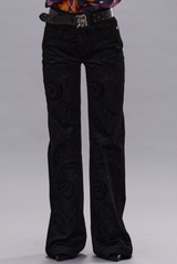R13 Charlotte Jean black grey paisley