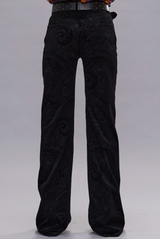 R13 Charlotte Jean black grey paisley