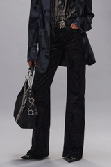 R13 Charlotte Jean black grey paisley