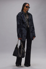 R13 Charlotte Jean black grey paisley