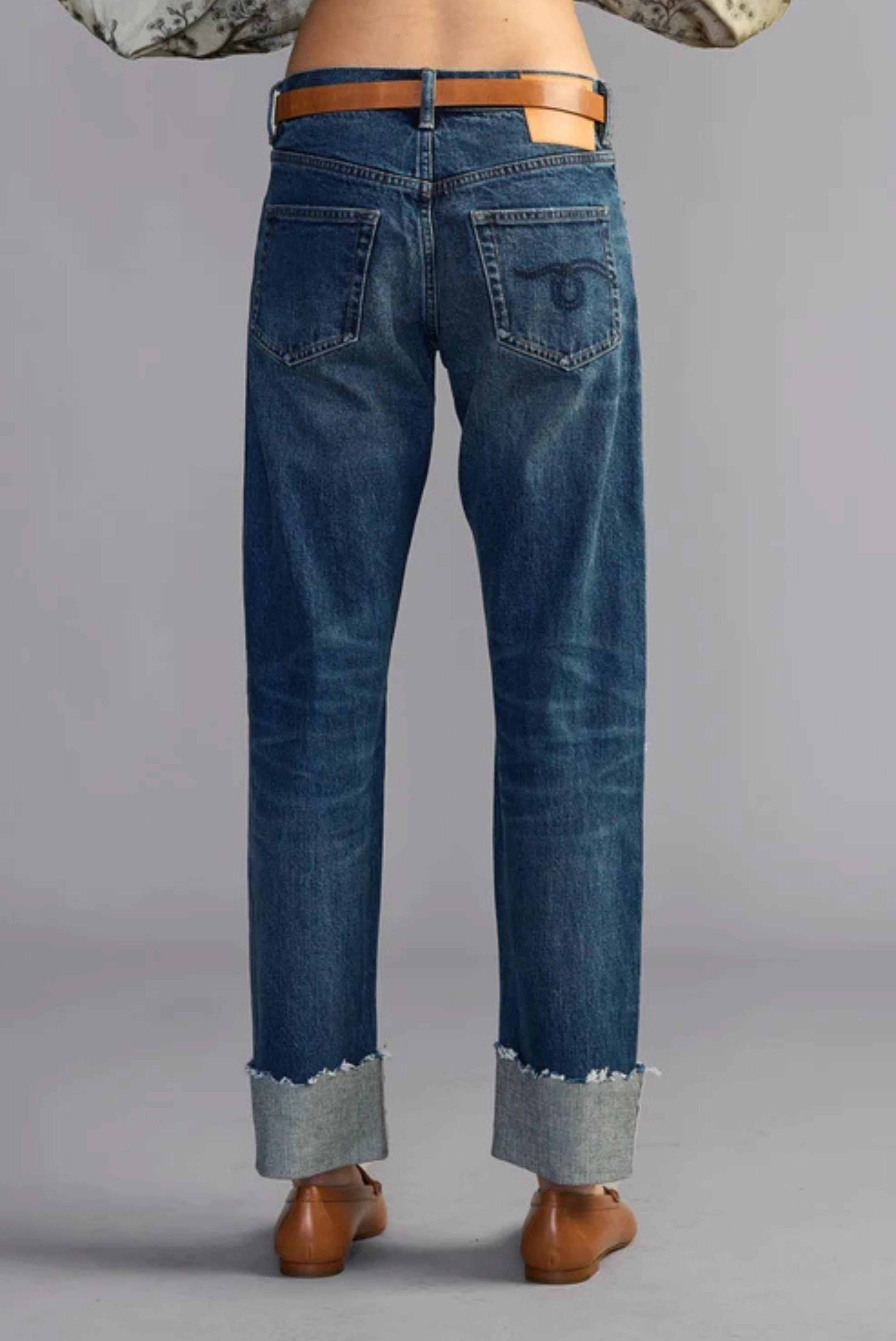 R13 Cuffed Romeo Jean