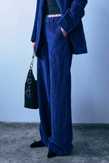 R13 Darcy Flare Trouser Deep Blue