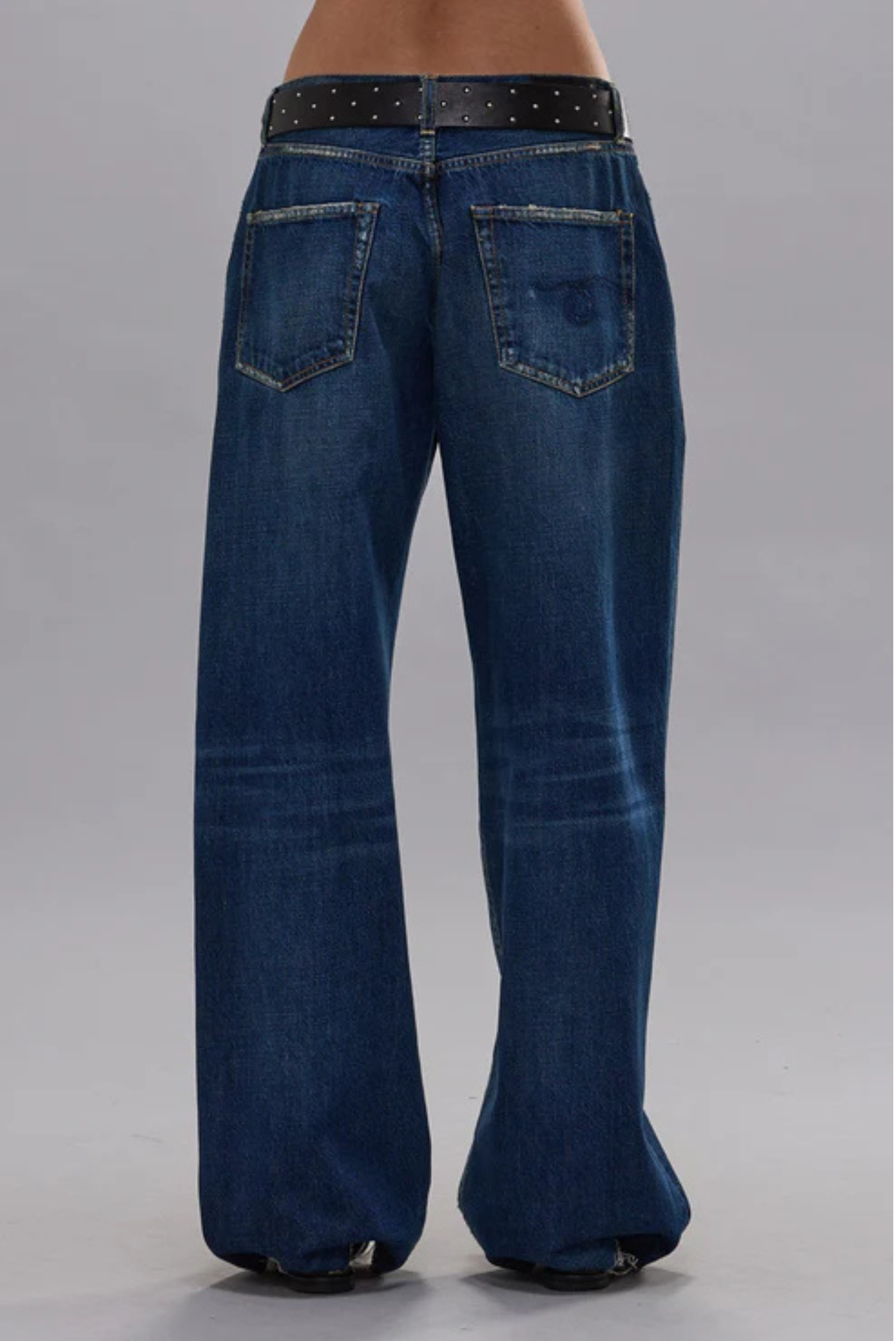 R13 Darcy Loose Jean Oasis Blue 