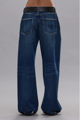 R13 Darcy Loose Jean Oasis Blue 