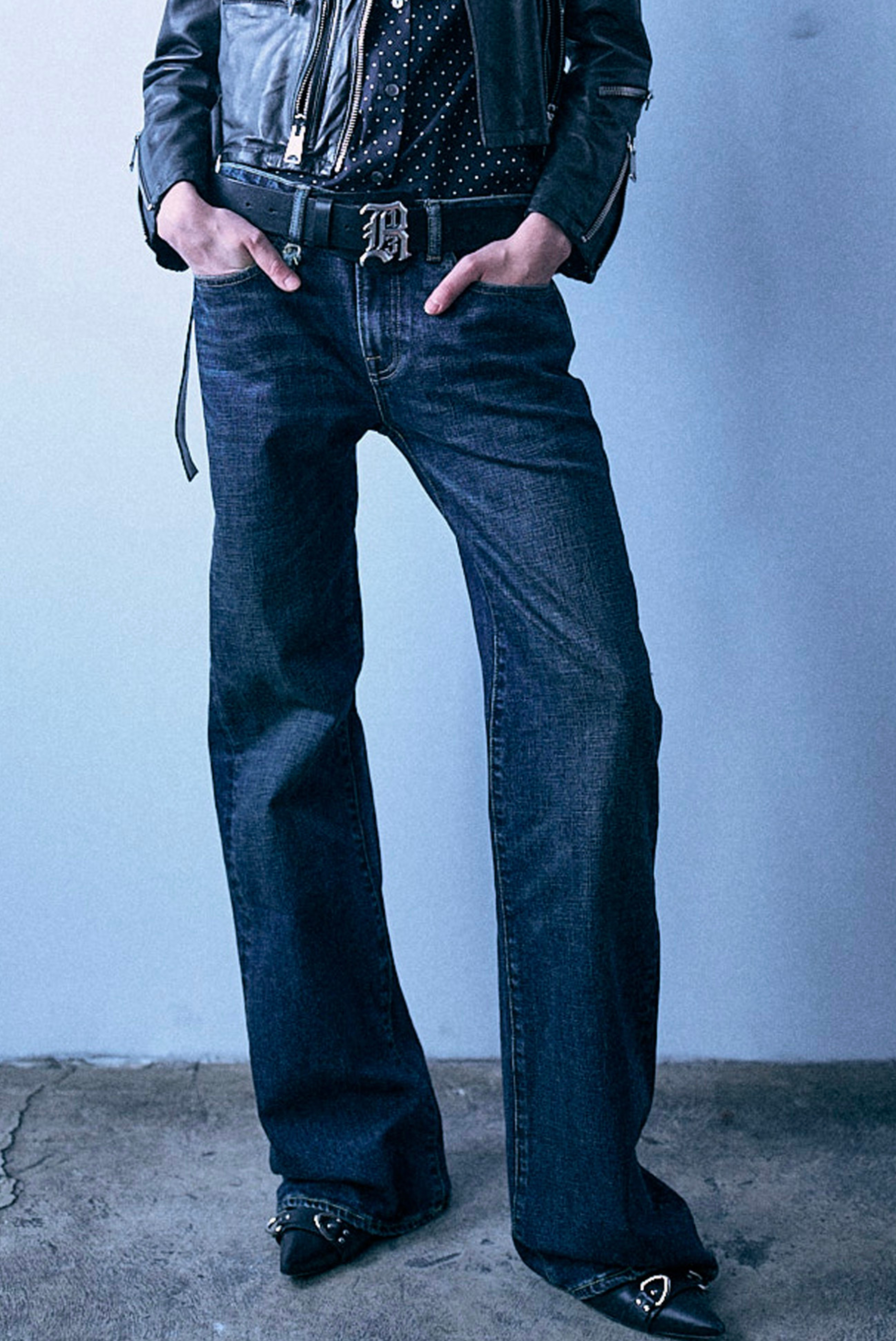 R13 Effie Jean Hoyt Blue Stretch