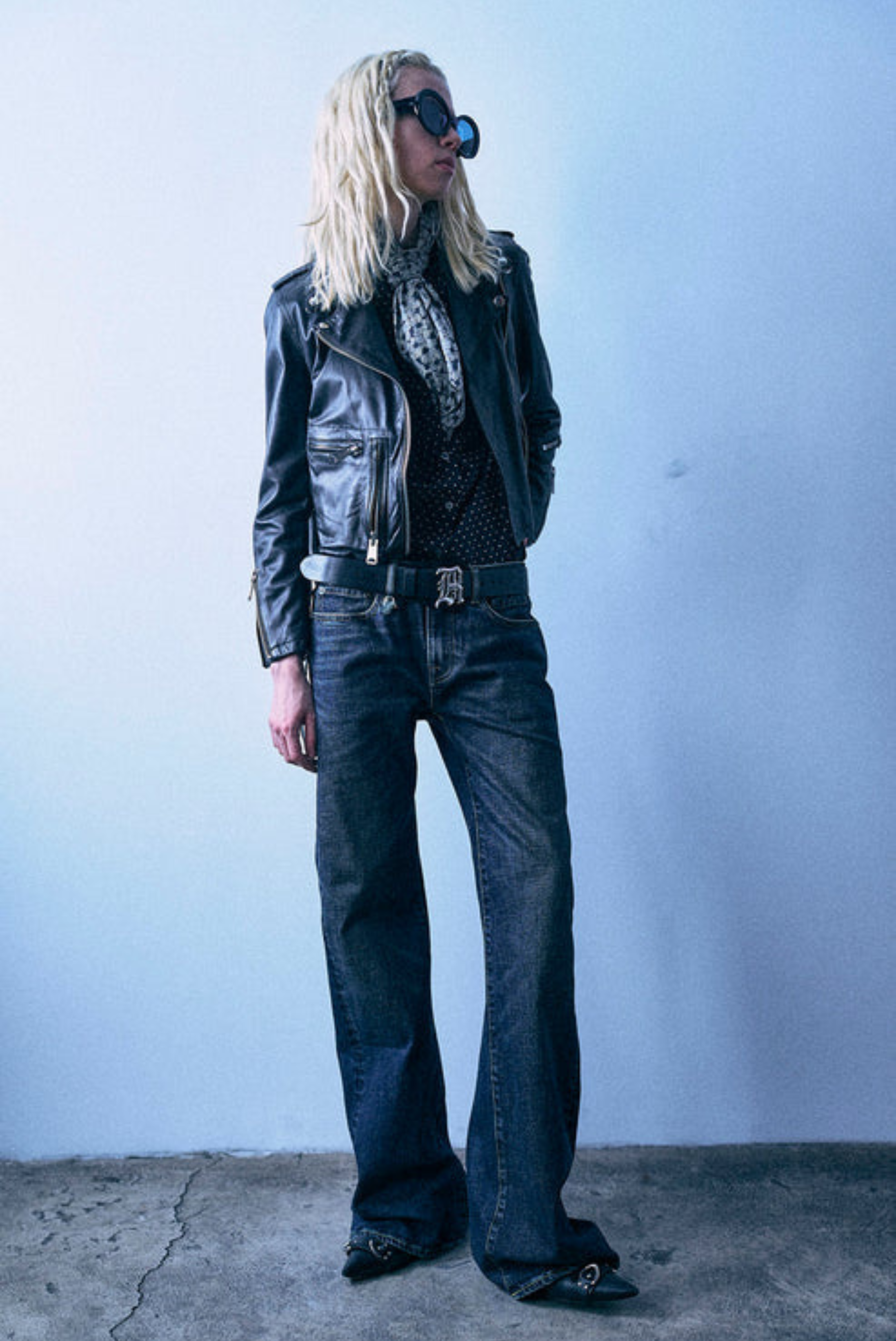 R13 Effie Jean Hoyt Blue Stretch