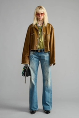 R13 Effie Jeans Lapis Selvedge Blue