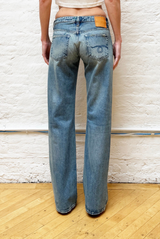 R13 Effie Jeans Lapis Selvedge Blue