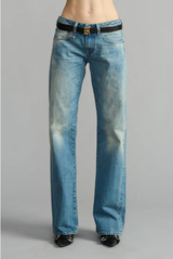 R13 Effie Jeans Lapis Selvedge Blue