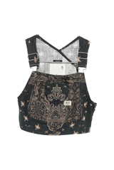 R13 Overall Bustier Black Bandana