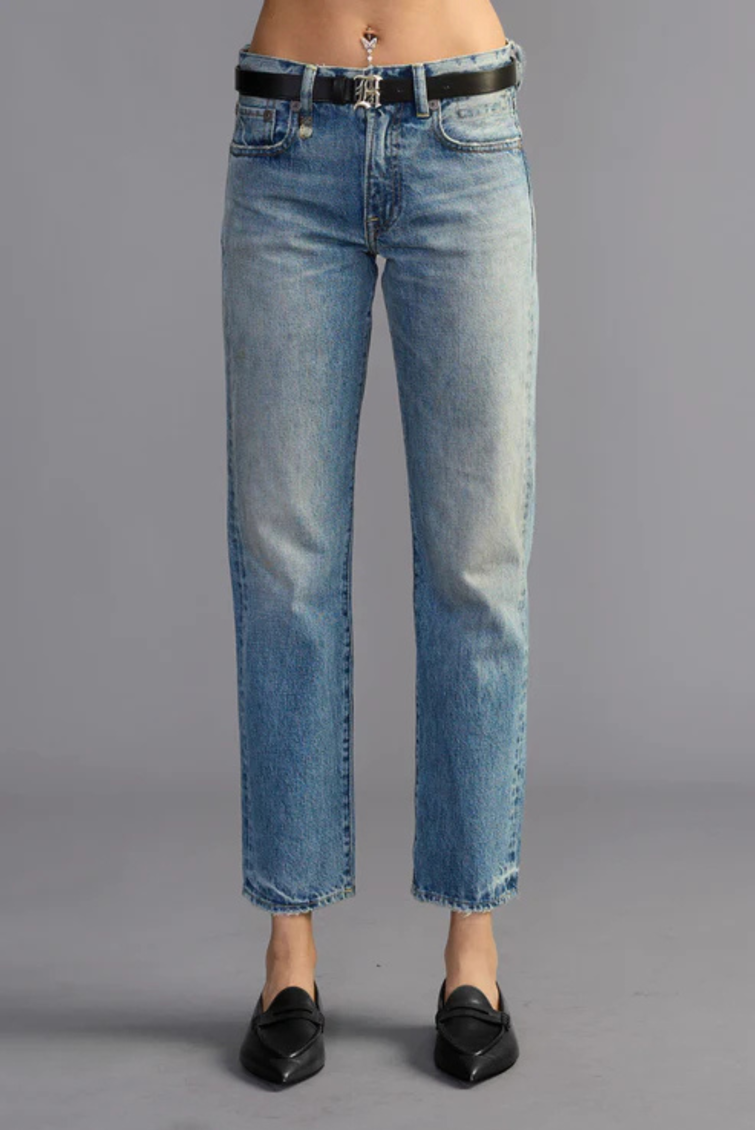 R13 Romeo Jean Wilted Blue