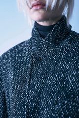 R13 Trench Vent Blazer Marled Black