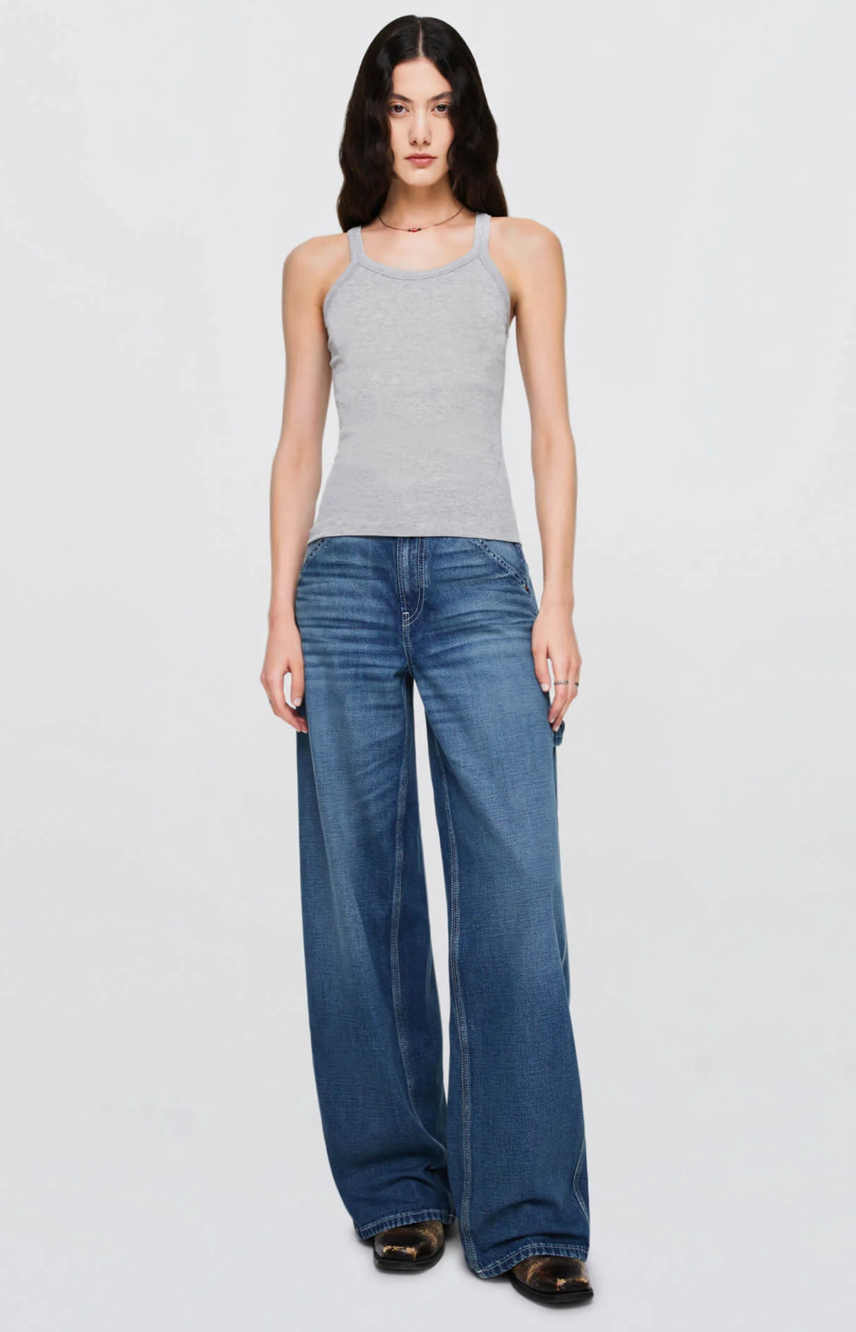 Re/Done Painter Jean Crafted Indigo