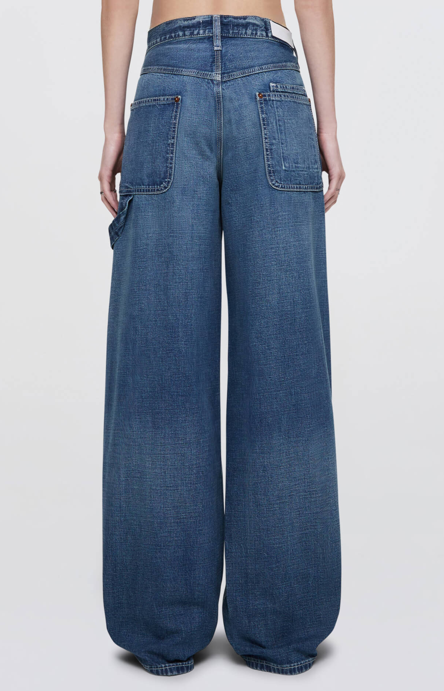 Re/Done Painter Jean Crafted Indigo