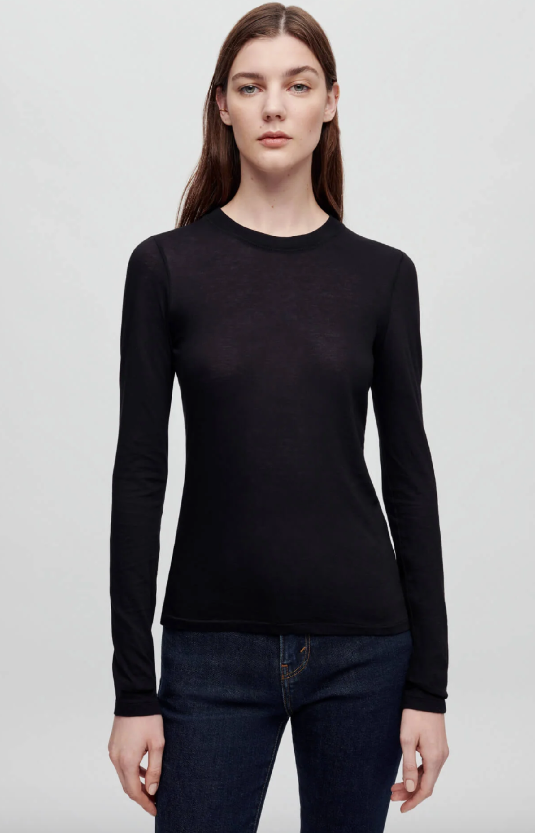 Sheer Long Sleeve Tee