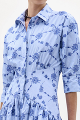 Silvia Tcherassi Indy Dress Embroidered Mini Flowers