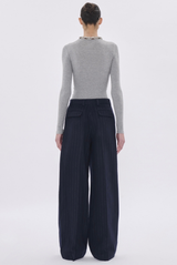 The Latest E-Axel Pinstripe Tailored Trousers
