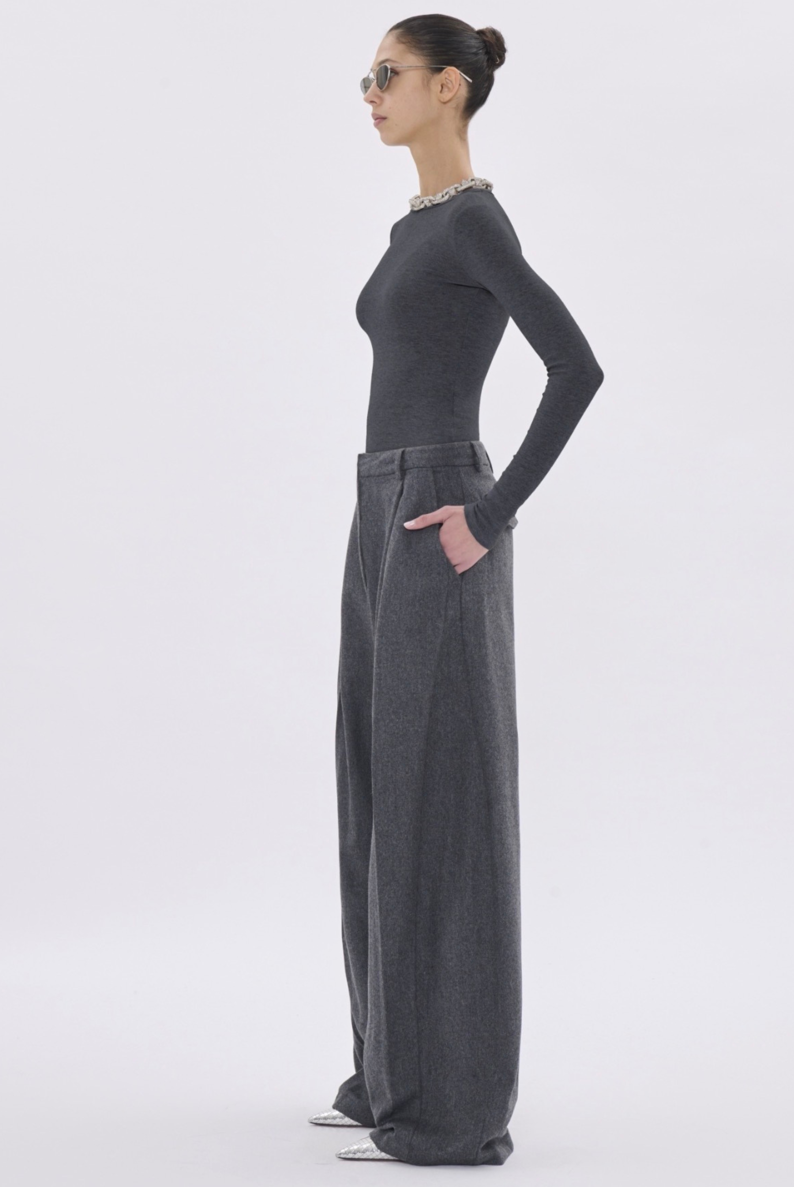 The Latest E-Billie Pleated Trousers