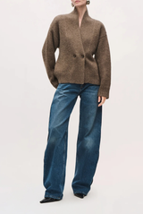 The Lowen Double Breasted Shawl Cardigan