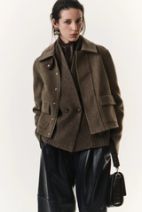 The Lowen Double Breasted Shawl Cardigan
