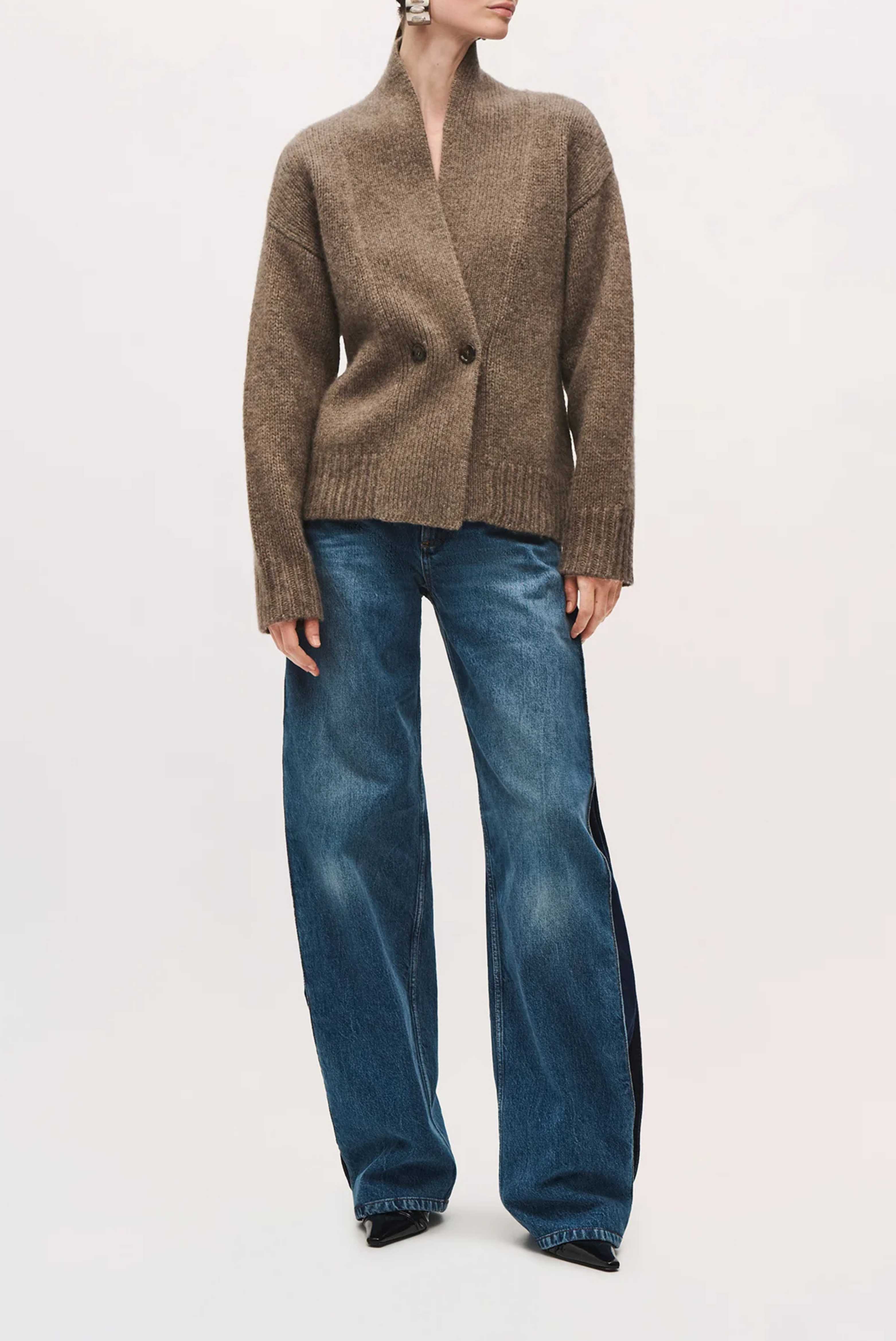 The Lowen Double Breasted Shawl Cardigan