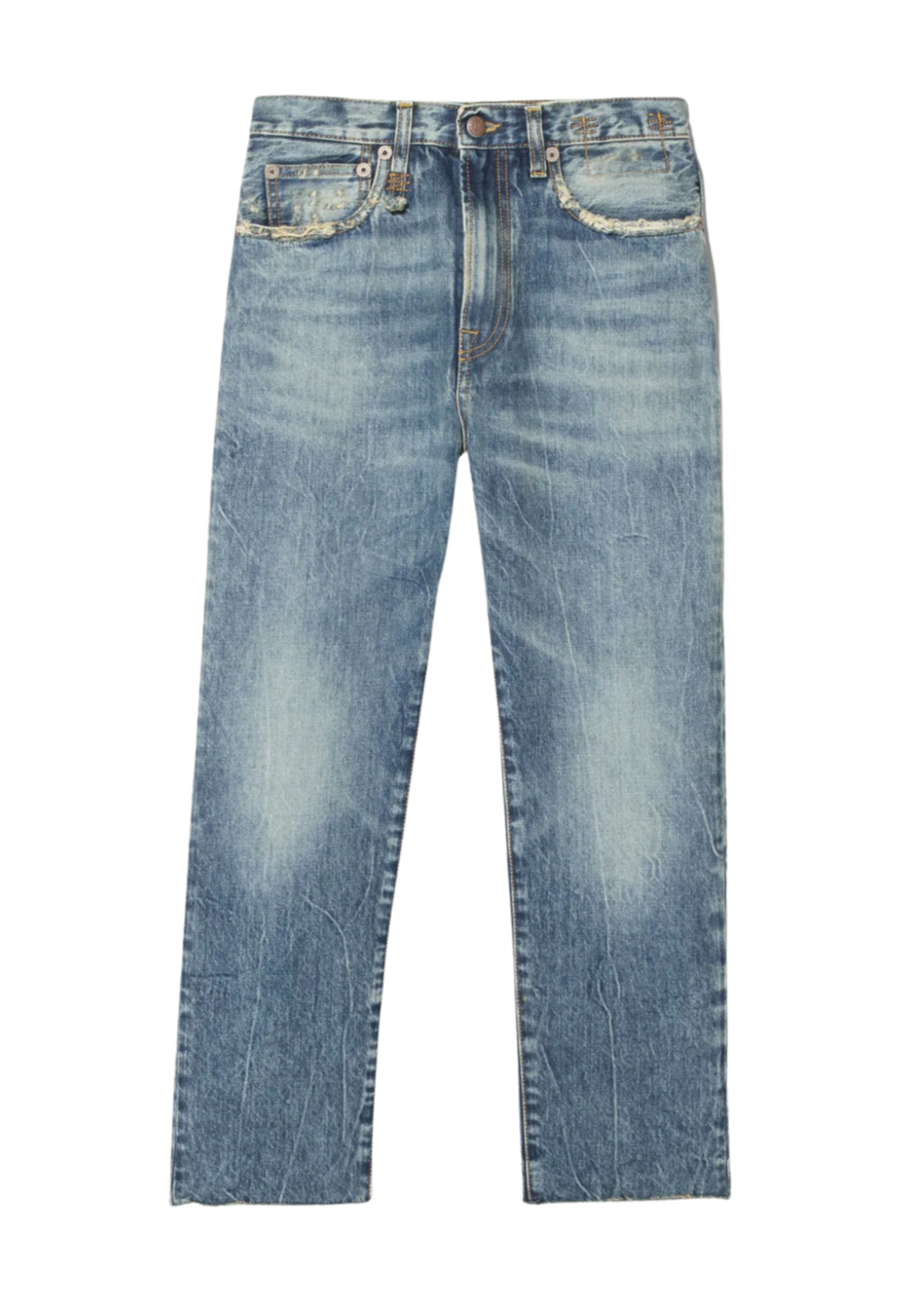 R13 Courtney Slim Jean in Dirty Kelly