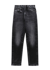 R13 Shelley Slim Jean in Morrison Black