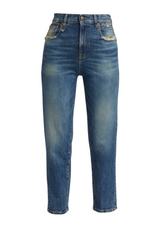 R13 Shelly Slim in Kelly Stretch Jean